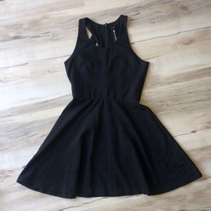 Fit & flare black dress